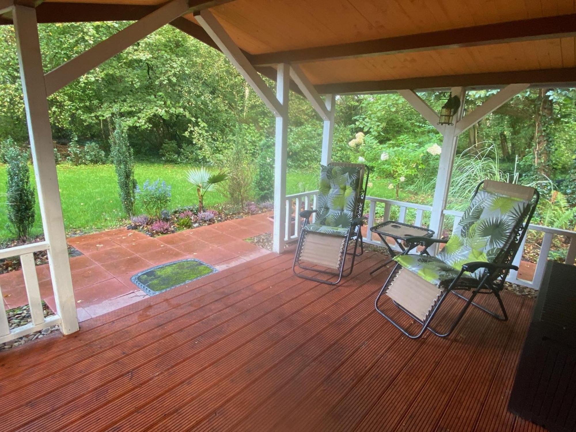 Ferienwohnung Gulfhaus, Mit Sauna Und Grossem Garten Apen Dış mekan fotoğraf